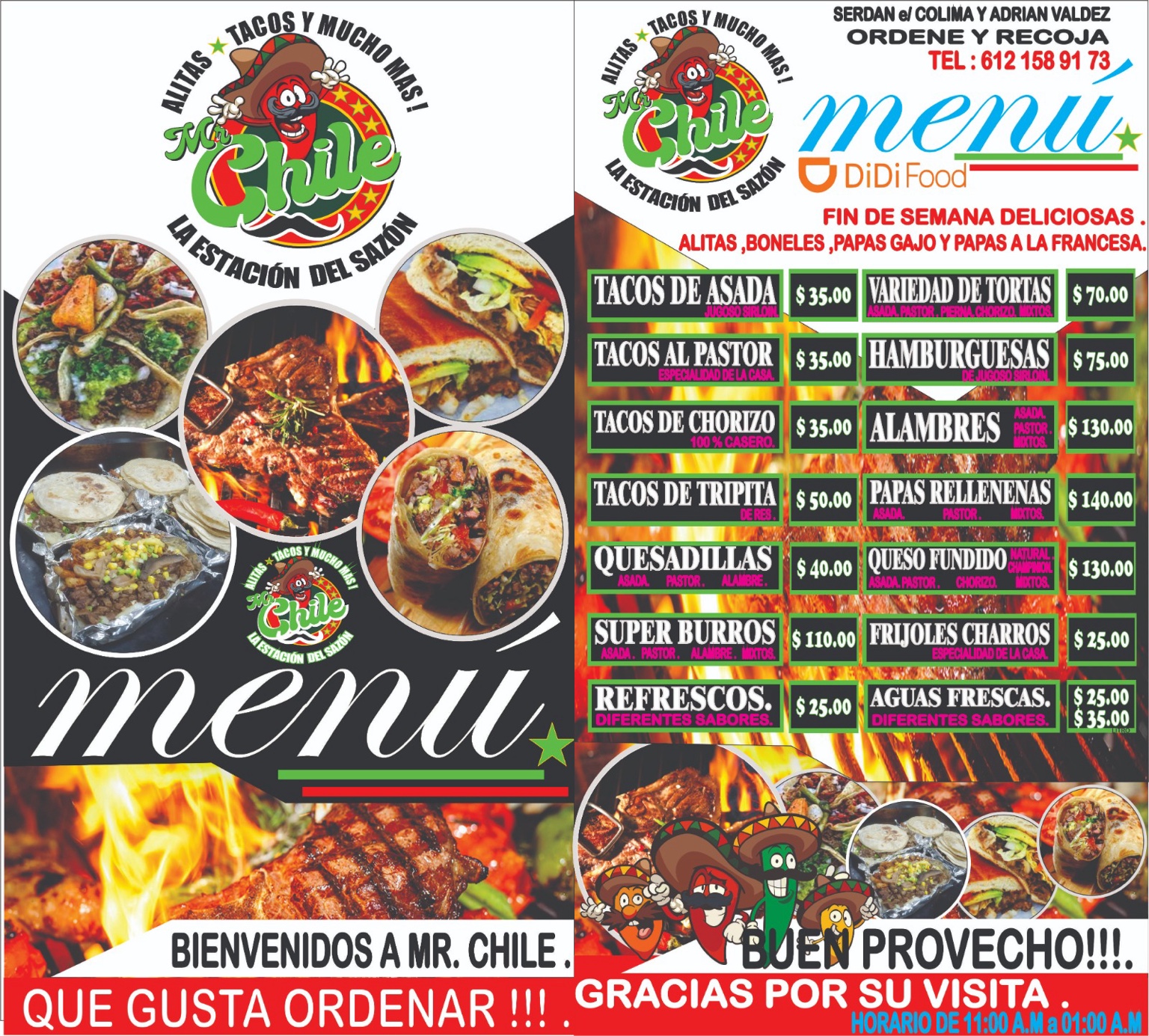 Menú principal